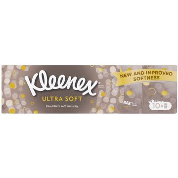 KLEENEX ULTRA SOFT ZAKDOEKEN PAK 10 X 7 STUKS