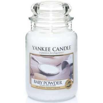 YANKEE CANDLE BABY POWDER GEURKAARS 623 GRAM