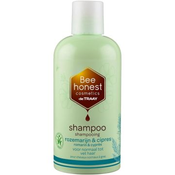 DE TRAAY BEE HONEST ROZEMARIJN & CIPRES VOOR NORMAAL TOT VET HAAR SHAMPOO 250 ML