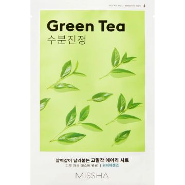 MISSHA GREEN TEA AIRY FIT SHEET MASK GEZICHTSMASKER 1 STUK