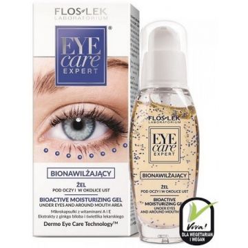 FLOSLEK BIOACTIVE MOISTURIZING GEL UNDER EYES AND AROUND MOUTH AREA POMP 30 ML