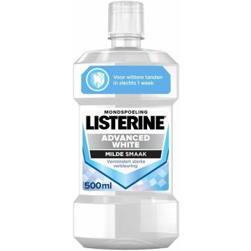 LISTERINE LISTERINE MONDWATER ADVANCED WHITE MILD 500 ML 500 ML
