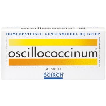 OSCILLOCOCCINUM HOMEOPATHISCH GENEESMIDDEL BIJ GRIEP KORRELS DOOSJE 6 STUKS
