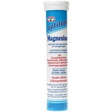 KRUGER OPTIFORM MAGNESIUM BRUISTABLETTEN KOKER 20 STUKS