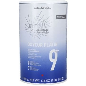 GOLDWELL LIGHT DIMENSIONS OXYCUR PLATIN 9% HAARKLEURING POT 500 GRAM