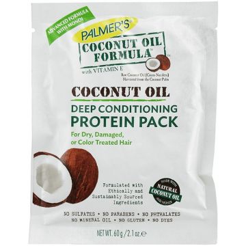 PALMER'S COCONUT OIL FORMULA (PALMER'S) COCONUT OIL FORMULA DEEP CONDITIONING PROTEIN PACK CONDITIONER CREMESPOELING ZAKJE 60 GRAM
