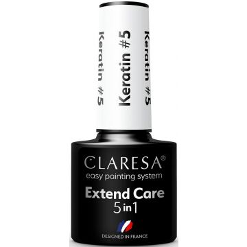 CLARESA EXTEND CARE 5 IN 1 KERATIN 05 UV/LED BASE COAT POTJE 5 GRAM
