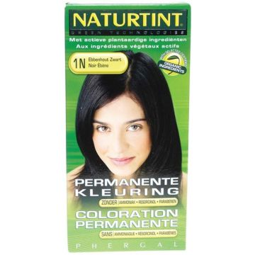 NATURTINT 1N EBBENHOUT ZWART PERMANENTE KLEURING PAK 160 ML