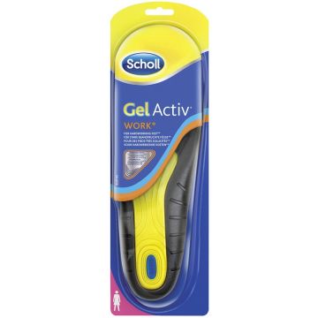 SCHOLL GEL ACTIV WORK VOETZOLEN VROUW PAK 2 STUKS