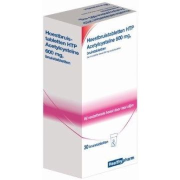 HEALTHYPHARM HOESTBRUISTABLETTEN HTP 600MG BRUISTABLETTEN 30 STUKS