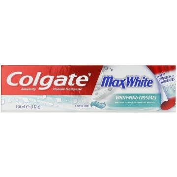 COLGATE MAX WHITE (COLGATE) MAX WHITE WHITENING CRYSTALS TANDPASTA TUBE 100 ML