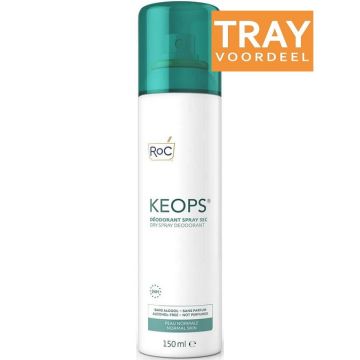 ROC KEOPS (ROC) KEOPS DRY DEODORANT SPRAY TRAY 12 X 150 ML