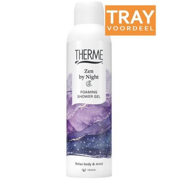 THERME ZEN BY NIGHT FOAMING SHOWER GEL DOUCHESCHUIM 6 X 200 ML