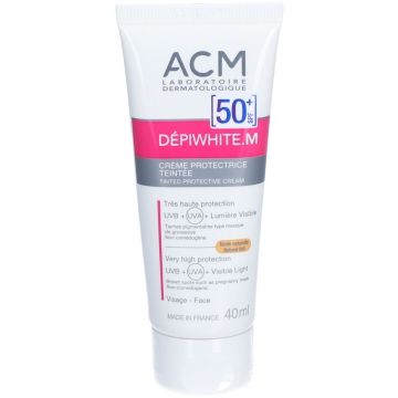 ACM DEPIWHITE SPF 50+ TINTED PROTECTIVE FACE CREAM ZONNEBRANDCREME 40 ML