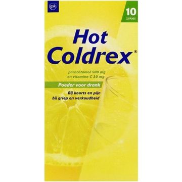HOT COLDREX POEDER VOOR DRANK ZAKJES 10 STUKS
