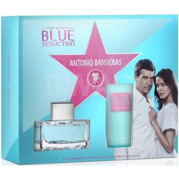 ANTONIO BANDERAS BLUE SEDUCTION FOR WOMEN GESCHENKSET 1 STUK