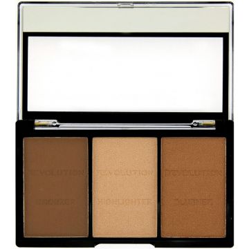 REVOLUTION ULTRA SCULPT & CONTOUR KIT C04 ULTRA LIGHT/MEDIUM POEDER DOOSJE 11 GRAM