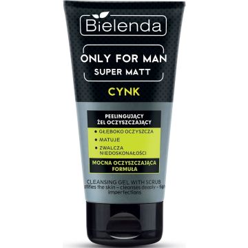 BIELENDA ONLY FOR MAN CYNK (BIELENDA) CYNK SUPER MATT SCRUB CLEANSING GEL REINIGINGSGEL 150 ML
