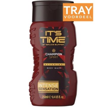 IT'S TIME CHAMPION SPIRIT ALLURING BODY WASH DOUCHEGEL 6 X 250 ML