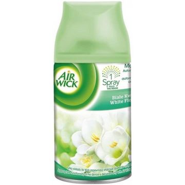 AIRWICK FRESHMATIC ULTRA WHITE FLOWER LUCHTVERFRISSER (NAVULLING) SPUITBUS 250 ML