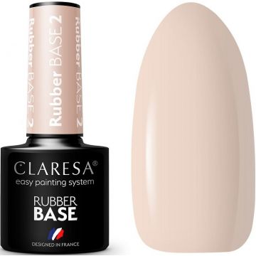 CLARESA RUBBER BASE 02 UV/LED GELLAK 5 GRAM
