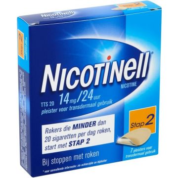 NICOTINELL PLEISTERS TTS 20 DOOSJE 7 STUKS