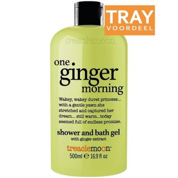 TREACLEMOON ONE GINGER MORNING (TREACLEMOON) ONE GINGER MORNING SHOWER AND BATH GEL DOUCHEGEL TRAY 3 X 500 ML