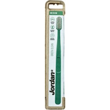 JORDAN GREEN CLEAN (JORDAN) GREEN CLEAN MEDIUM TANDENBORSTEL 1 STUK