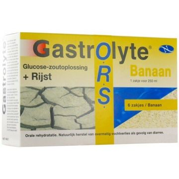 GASTROLYTE RIJST + BANAAN ZAKJES 6 STUKS