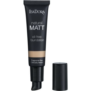 ISADORA NATURAL MATT OIL FREE FOUNDATION 14 MATT BEIGE TUBE 35 ML