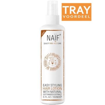 NAIF BABY & KIDS EASY STYLING HAIR LOTION BABYHAARLOTION 6 X 150 ML
