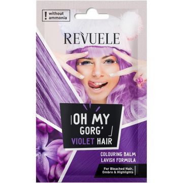 REVUELE OH MY GORG (REVUELE) OH MY GORG VIOLET HAIR COLOURING BALM ZAKJE 25 ML