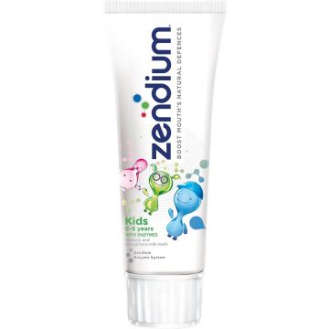 ZENDIUM KIDS 0-5 JAAR TANDPASTA TUBE 75 ML