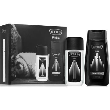 STR8 STR8 RISE DEODORANT M 85 ML PERFUMED SPRAY 85 ML + SHOWER GEL 250 ML 1 STUK