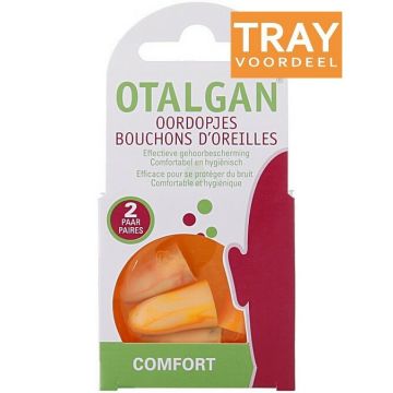 OTALGAN OORDOPJES COMFORT TRAY 100 X 2 PAAR