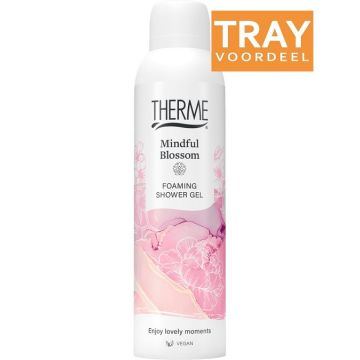 THERME MINDFUL BLOSSOM FOAMING SHOWER GEL DOUCHESCHUIM 6 X 200 ML