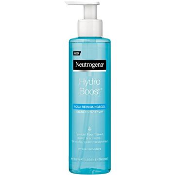 NEUTROGENA HYDRO BOOST AQUA GEL REINIGER REINIGINGSGEL POMP 200 ML