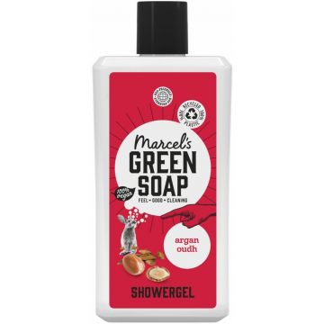 MARCEL'S GREEN SOAP ARGAN & OUDH SHOWERGEL DOUCHEGEL (REFILLABLE) FLACON 100 ML