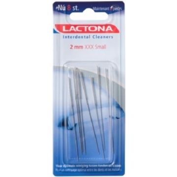 LACTONA INTERDENTAL CLEANERS (LACTONA) INTERDENTAL CLEANERS 2 MM XXX SMALL TANDENRAGERS PAK 8 STUKS