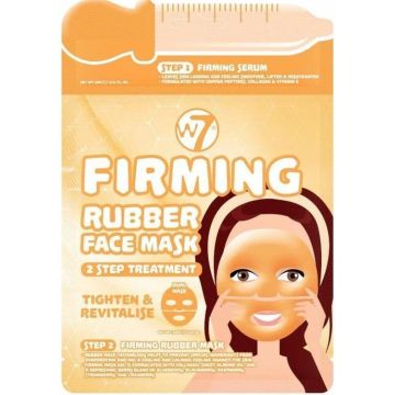 W7 FIRMING RUBBER FACE MASK 2 STEP TREATMENT GEZICHTSMASKER ZAKJE 1 STUK