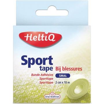 HELTIQ SPORTTAPE SMAL 2 CM X 10 M DOOSJE 1 STUK
