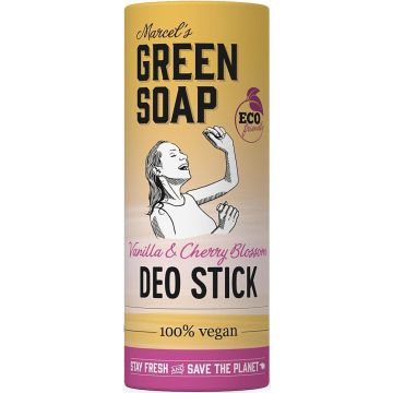 MARCEL'S GREEN SOAP VANILLA & CHERRY BLOSSOM DEODORANT STICK 40 GRAM