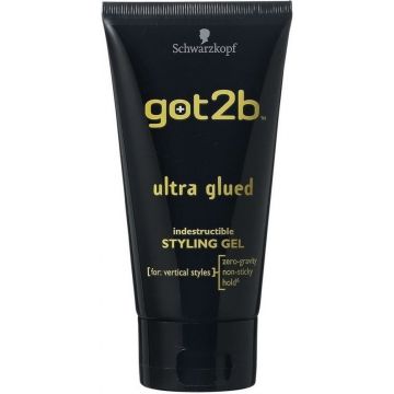 SCHWARZKOPF GOT2B GLUED (SCHWARZKOPF) ULTRA GLUED STYLING GEL TUBE 150 ML