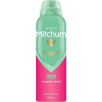 MITCHUM FLOWER FRESH WOMEN DEODORANT SPRAY SPUITBUS 200 ML