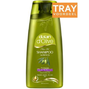 DALAN D'OLIVE (DALAN) D'OLIVE OLIVE OIL SHAMPOO COLOR PROTECTION TRAY 12 X 400 ML