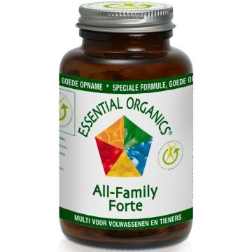 ESSENTIAL ORGANICS ALL-FAMILY FORTE TABLETTEN POT 90 STUKS