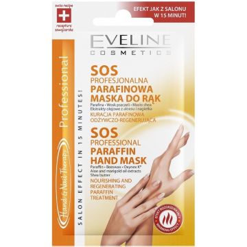 EVELINE SOS (EVELINE) SOS PROFESSIONAL PARAFFIN HAND MASK HANDMASKER ZAKJE 7 ML