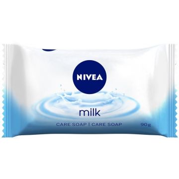 NIVEA CREME CARE (NIVEA) MILK CARE SOAP ZEEP WIKKEL 90 GRAM