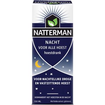 NATTERMAN NACHT VOOR ALLE HOEST HOESTDRANK FLES 150 ML