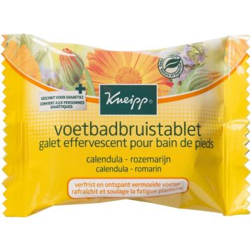 KNEIPP CALENDULA-ROZEMARIJN (KNEIPP) VOETBADBRUISTABLET CALENDULA-ROZEMARIJN ZAKJE 80 GRAM